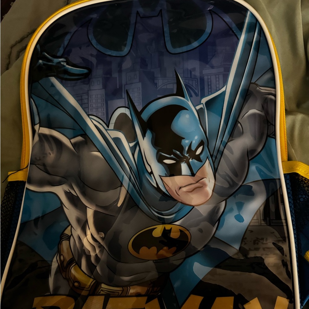 Brand new kids backpack never used Batman and frozen both backpacks for $12.00